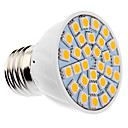 Dimmable E27 6W 30xSMD5050 400-500LM 2500-3500K Blanc Chaud ampoule spot LED 85-265V