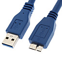 Cable Male USB 3.0 - Male Micro USB 3.0