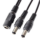 DC 1 Femelle vers 2 Male Cable 02 M