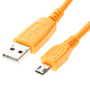 Micro USB vers USB male male pour telephone Orange 1M