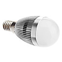 E14 1W Natural White Light Bulb Ball LED 70-80lm 6000-6500K  220V 