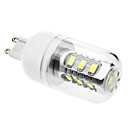 G9 7W 15x5630smd 580-620LM 6000-6500K lumiere naturelle blanc a mene lampoule avec couvercle AC 110-130ac 220-240 V