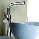 Contemporary Chrome rotatif comptoir lavabo robinet