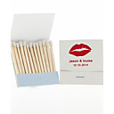 Matchbooks personnalises Lips-ensemble de 12  plus de couleurs 