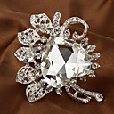 Argent Plaque strass...