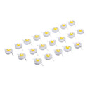 2W 160-180LM chaud 2700K ampoules LED blanches  20pcs 