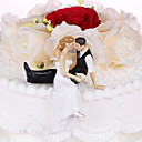 Moment romantique doux gateau de mariage Topper