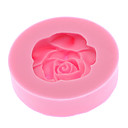 3D Rose en forme de biscuit de  de silicone