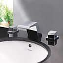 Moderne Chrome Designer bec cascade lavabo robinet