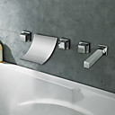 Contemporary Chrome Curve cascade salle de bain robinet