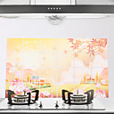 90x60cm automne modele resistant l huile impermeable l eau sticker mural de cuisine