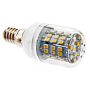 E14 3.5W 60x3528SMD 240-270LM 3000-3500K lumiere blanche chaude ampoule LED avec couvercle 220-240V