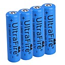 ultrafire sf-002b 18650 5000mah piles rechargeables 4pacs 3.7v