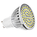 GU10 3W 60x3528smd de lumiere blanche naturelle 6000-6500K 210-240lm a mene lampoule spot ac 110-130ac 220-240 V