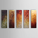 Peint la main peinture l huile abstraite avec cadre etire Ensemble de 5 1308-AB0567