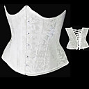 Jacquard Pure Color Brocade classique Lolita Underbust Corset