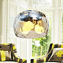 Modern Style 3 Light Pendant italien With Black Shade Transparent