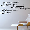 Amour Byond mots Wall Sticker