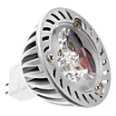 MR16 3W 3-LED 2800-3300K aluminium Coupe de la le ampoule LED 12V