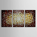 Peint la main Peinture l huile abstraite avec cadre etire Ensemble de 3 1308-AB0563