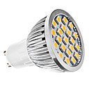 GU10 3W 210-240lm 21x5050smd 3000-3500K lumiere blanche chaude a mene l ampoule spot  ac 110-130ac 220-240 V 