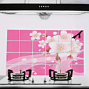 90x60cm Plum Blossom Motif etanche l huile impermeable l eau sticker mural de cuisine