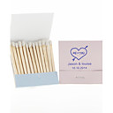 Personnalise Matchbooks coeur et fleche-ensemble de 12  plus de couleurs 