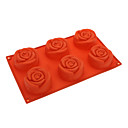 Rose en forme de gateau en silicone  Cookie