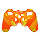 Cas de protection en silicone pour Manette PS3 Dual Color