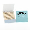 Matchbooks personnalises Moustache-ensemble de 12  plus de campouleurs 