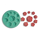 rose  outil de cuisson de decoration de gateau de silicone de forme  couleur aleatoire 