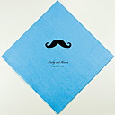 Personnalise mariage Serviettes Moustache  plus de couleurs -ensemble de 100