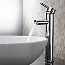 Sprinkle par LightInTheBox - Chrome Poignee simple finition laiton massif lavabo robinet