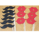 moustache et des levres photos des cabines accessoires - 12 pieces