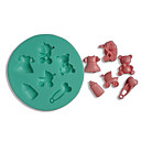 Jouets pour bebes de silicone de forme de gateau  outil de cuisson Decoration