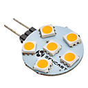 G4 6W 6x5050SMD 60-80LM 3000K Blanc Chaud ampoule LED  12V 