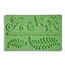 Fondant et de pate de gomme Tissu Designs  de silicone de decoration de gateau Fern