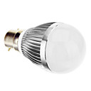 B22 6W 6000K Cool White Light Bulb de bampoule de LED 85-265V