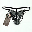 Noir Dacron See-through T-back taille :44-52cm