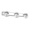 Mode moderne Bathroom Light trois cristaux AC85-265V 9W LED Miroir mur