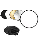 43 5-in-1 Mulit lumiere pliable disque reflecteur 110cm