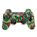 Manette Bluetooth Dual-Shock Kaki V4.0 pour PS3 Camouflage