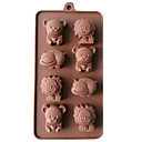 Silicone Lion Cow  Bear  chocolat de glace de gelee  Bonbons  Ustensiles