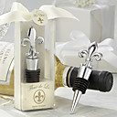  Fleur de Lis  elegant bouchon de bouteille Chrome