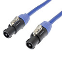 XLR male male Adudio cable bleu pour Microphone KTV 3M