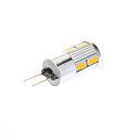 G4 4.5W 10x5730SMD 350-380LM 3000K Blanc Chaud ampoule spot LED  12V 