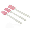 Pinceau patisserie en silicone Spatule Scraper gateau Pain Decoration Set de 3 pieces