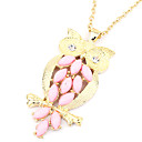 Collier rose de pend...