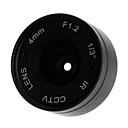 F1.6 13 iris fixe IR Objectif 4mm en circuit ferme de television CCTV Objectif pour surveillance de securite CCTV Video Camera