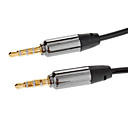 3.5mm male male Spring Coil cable audio-Noire Max.120cm